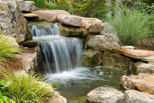 Stone waterfall